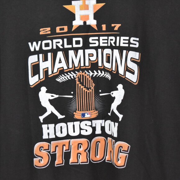Houston Astros Shirt 2XL Mens 2017 World Series Champions Houston Strong Hanes - Picture 2 of 6